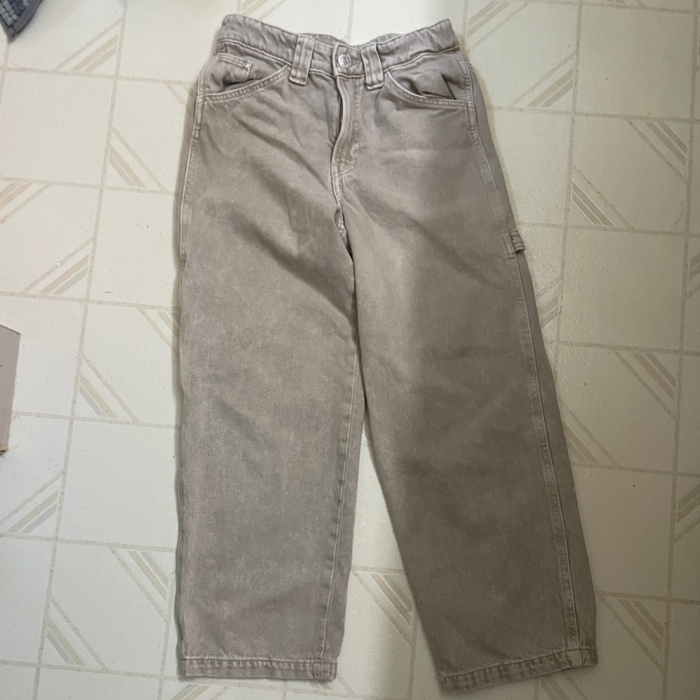 H&M Beige Baggy Pants